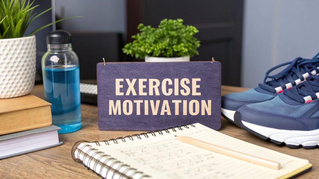 Finding Your Motivation to Exercise and Stick With It 31 motivation to exercise workout desk