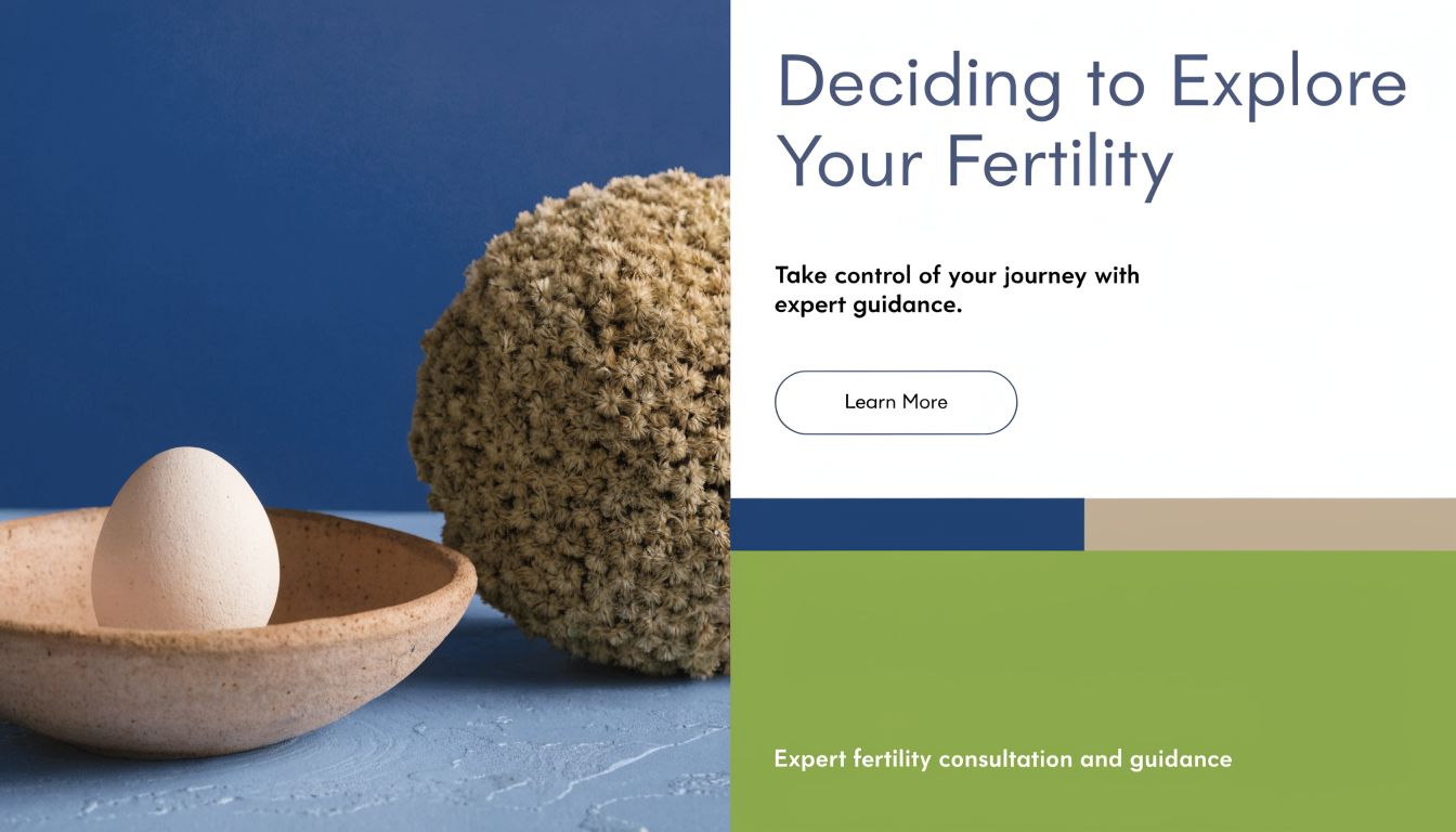 A serene arrangement featuring an egg in a bowl and a dried plant, symbolizing fertility and care.